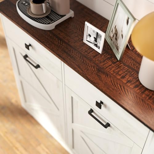Tilt Out Trash Can Cabinet with Drawer Q7977