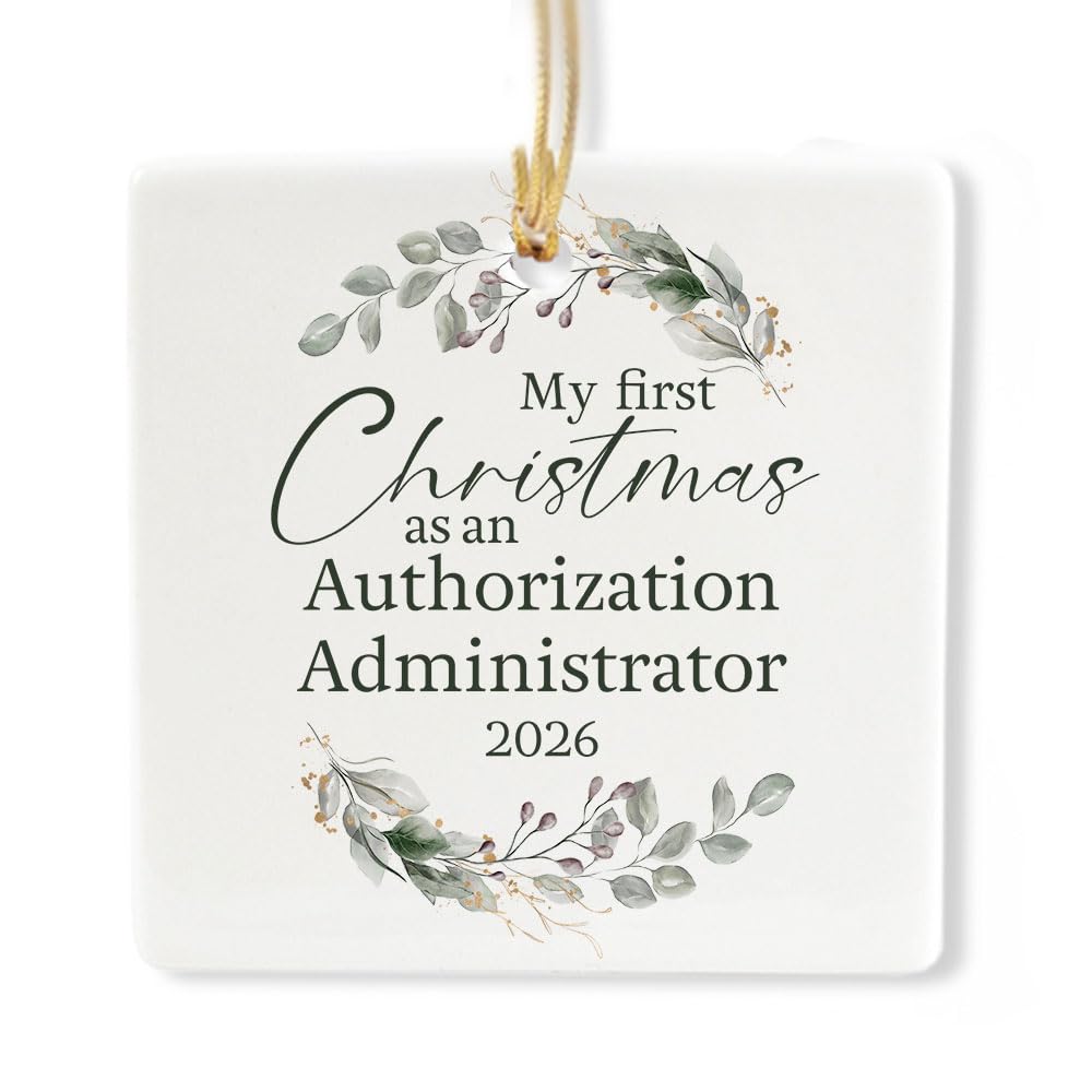 Ceramic 3-inch Square Ornament I165624