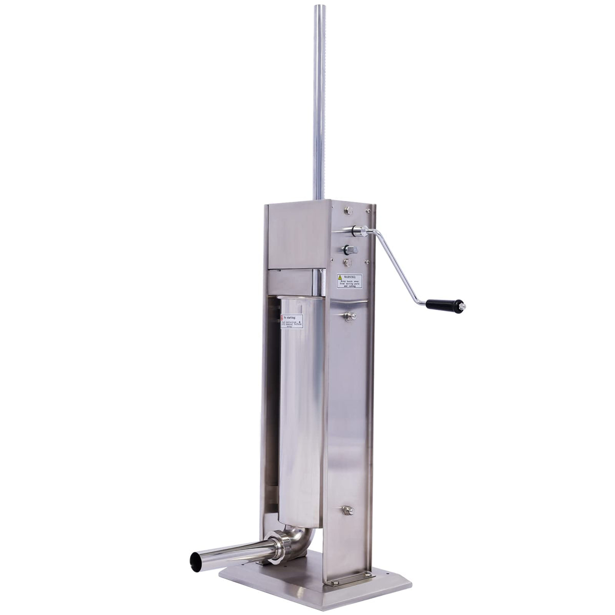 15LB Stainless Steel Vertical Sausage Stuffer with 4 Nozzles D501216