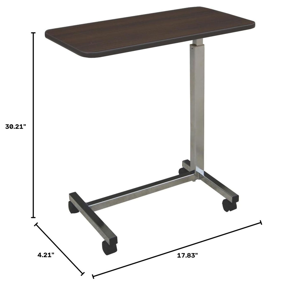 Adjustable Overbed Table with Wheels V9434