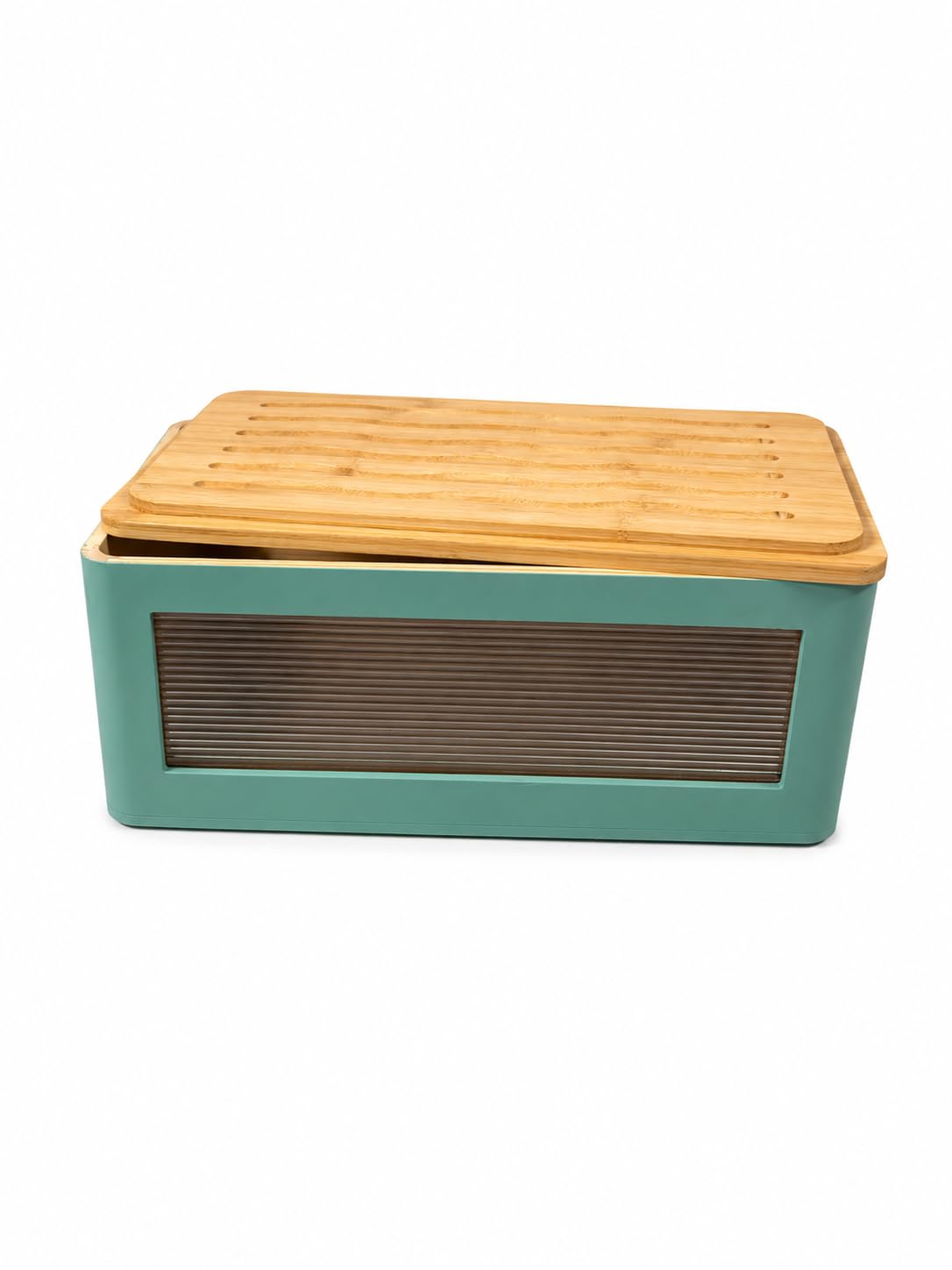 Wooden Bread Box with Cutting Board E46474