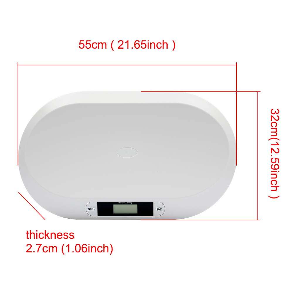 High Precision Digital Baby Scale with LCD Display F12124