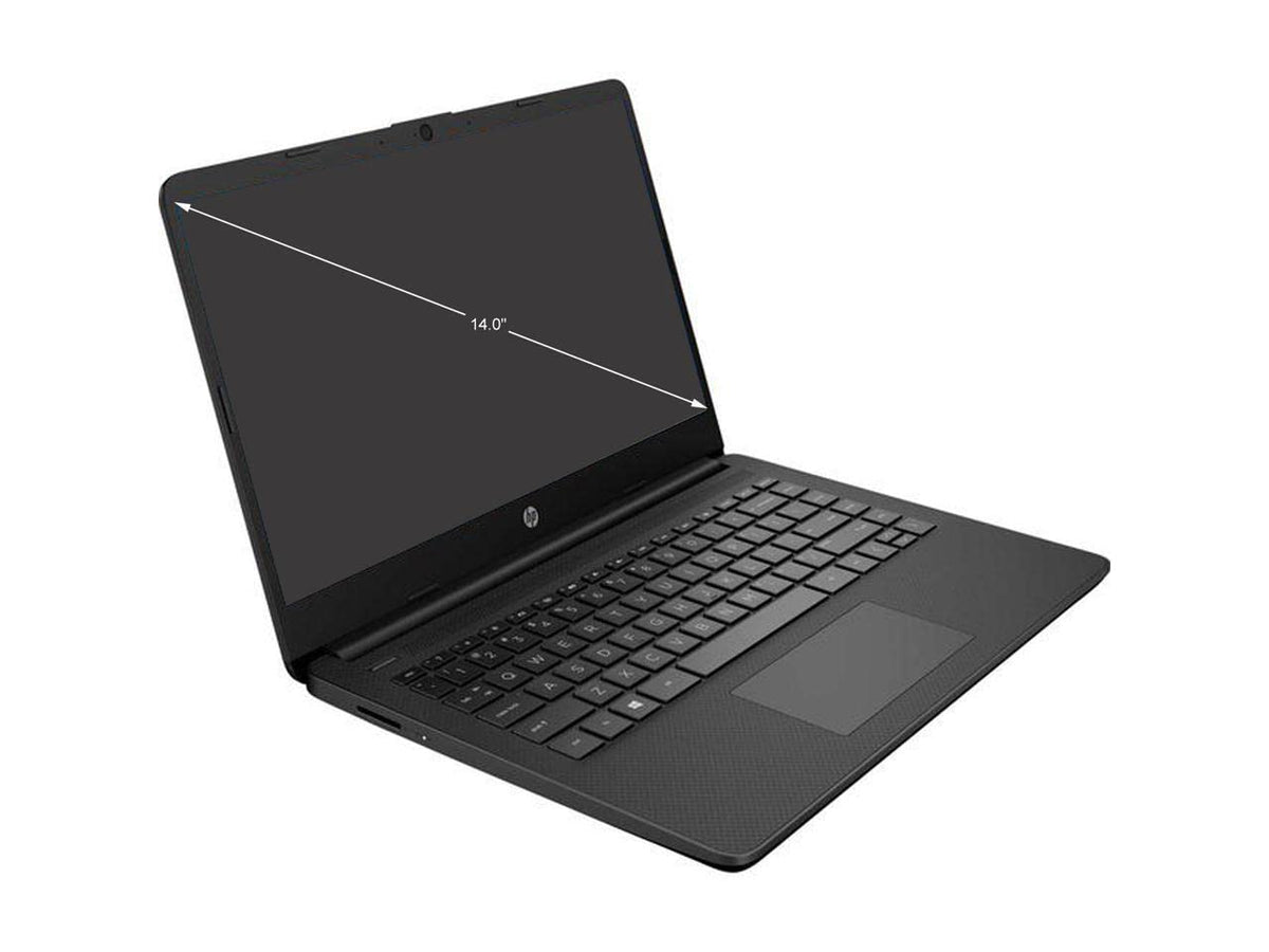 14-inch Laptop, Intel Celeron N4020, 4 GB RAM, 64 GB Storage, Windows 11 Home, Jet Black D20926