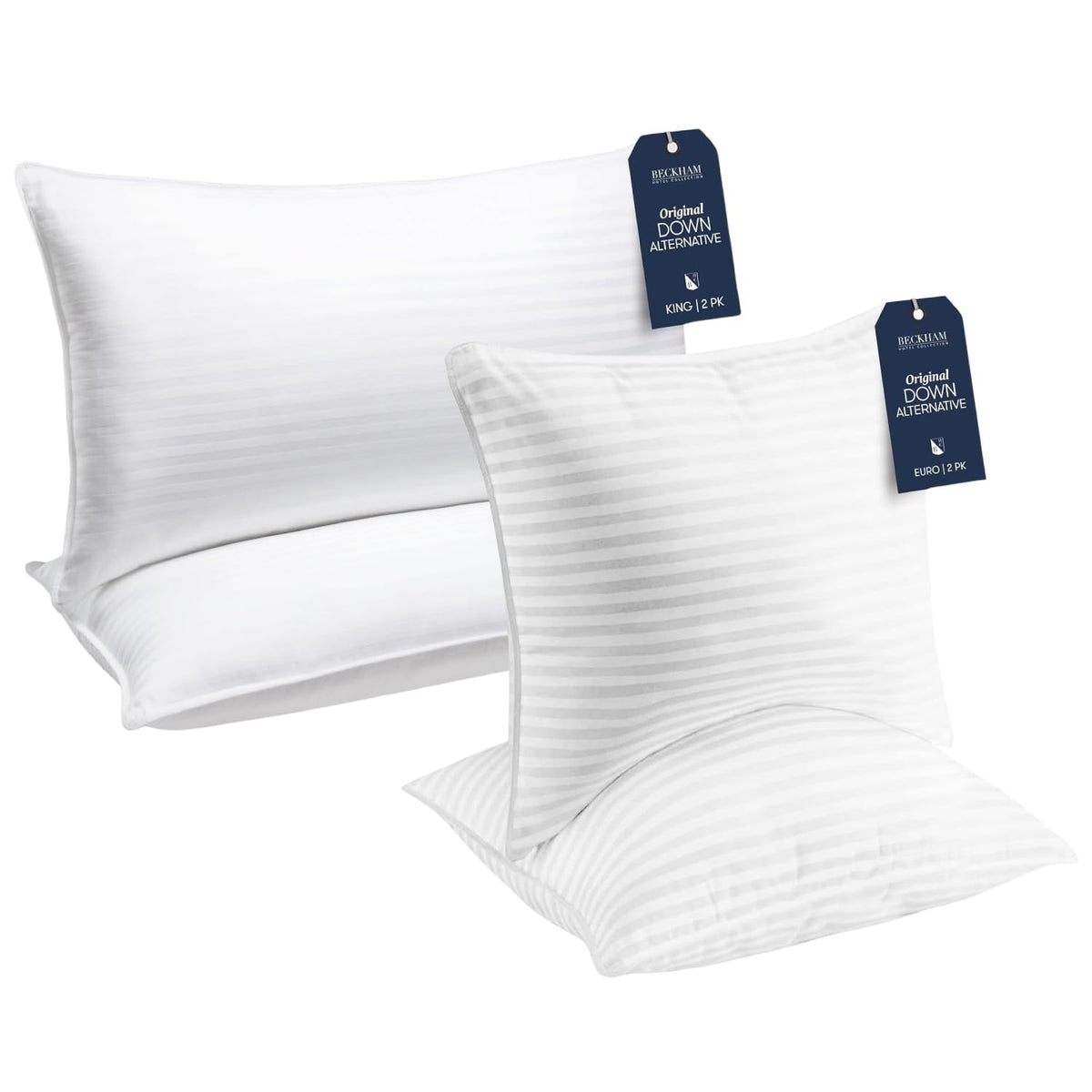 King Size & Euro Size Throw Pillows Sets of 2 K236