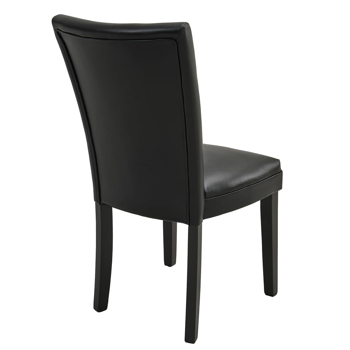 Set of 8 Black Faux Leather Upholstered Dining Chairs I680345