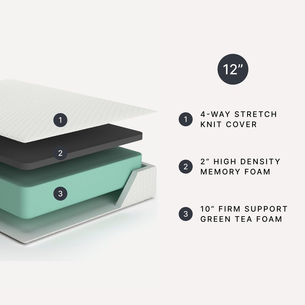 12 Inch Full Memory Foam Mattress A740