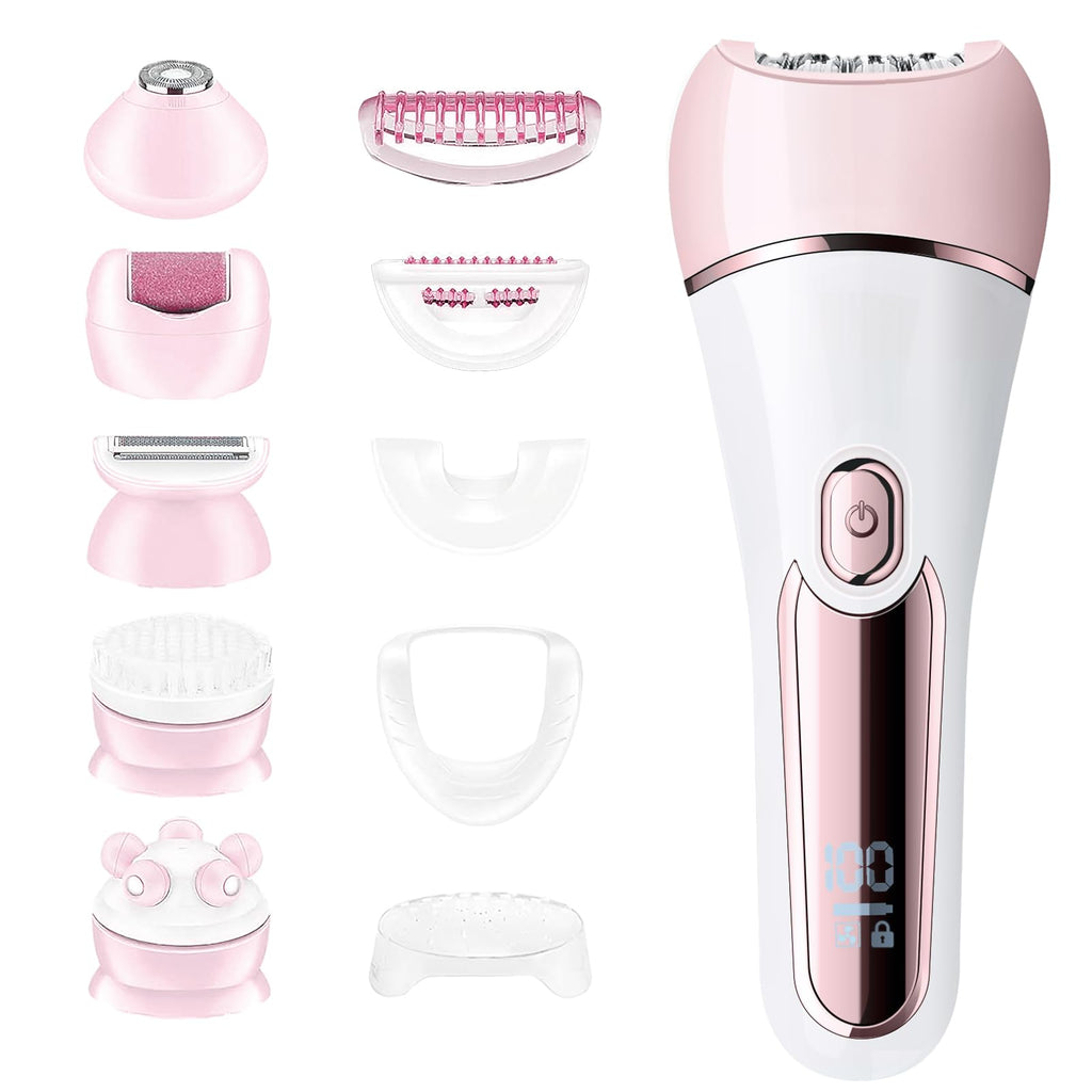 6 in 1 IPX7 Waterproof Rechargeable Epilator J747412