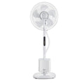 Oscillating Misting Pedestal Fan with Remote Control, 3-Speed, 16-inch W1704
