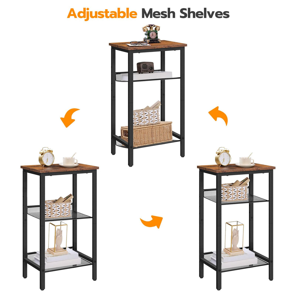 Tall 3-Tier Side Table O55708