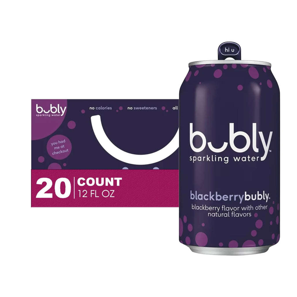 Blackberry Flavored Sparkling Water 20-Pack 12 fl oz Aluminum Can H52021