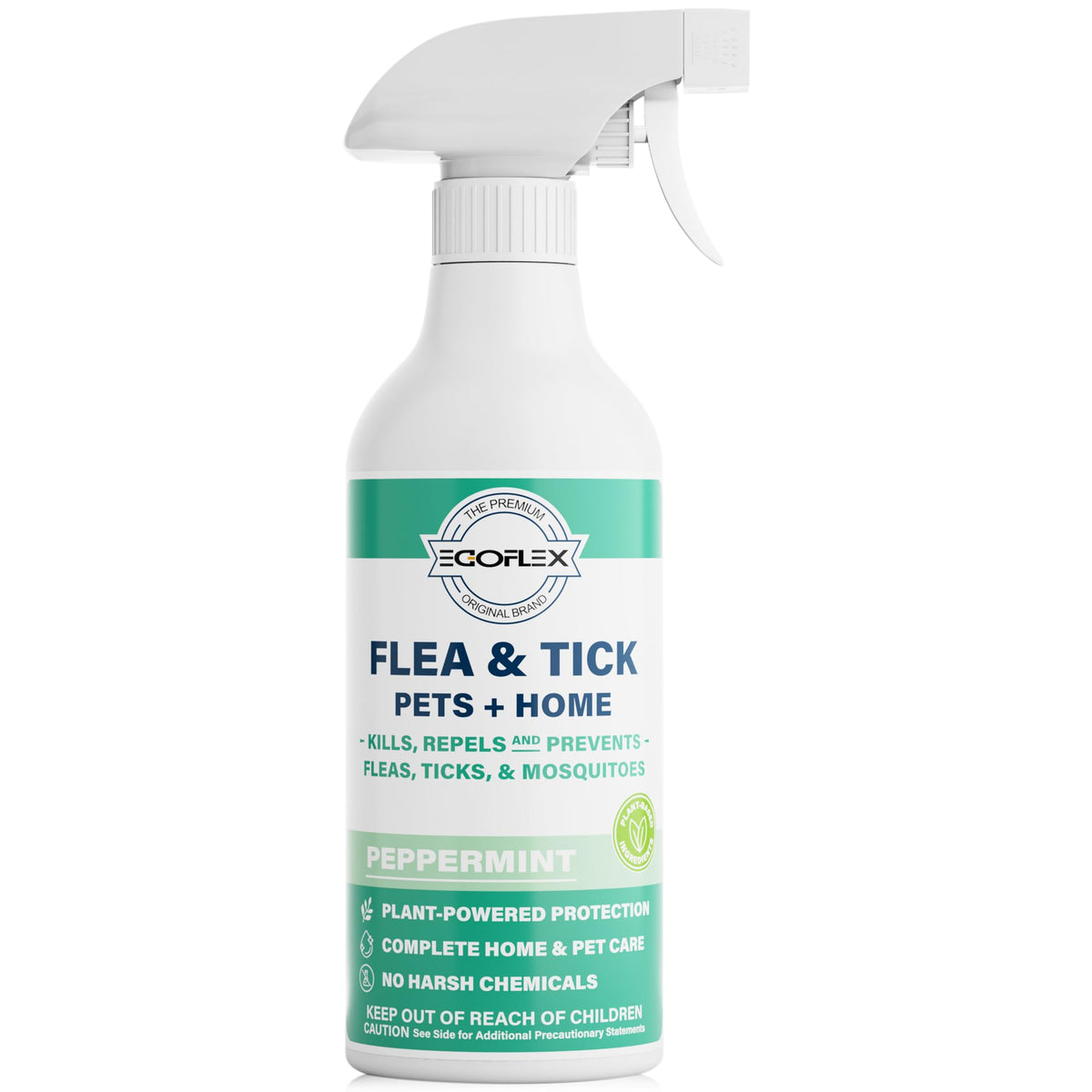 Plant-Based Flea Spray with Peppermint Scent 16oz D255321