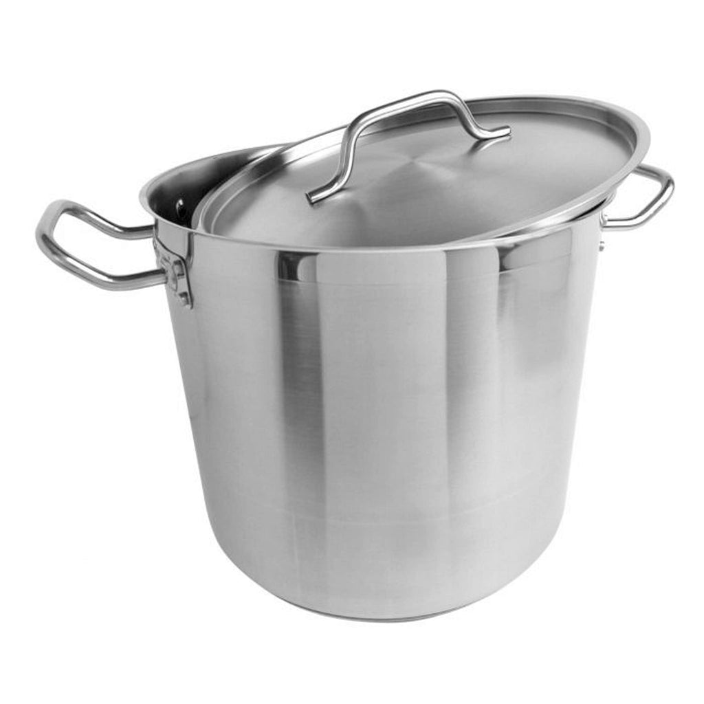 40 qt. Stainless Steel Stock Pot with Lid Y30793