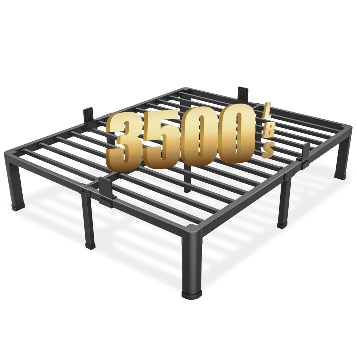 Queen Size 14 Inch Metal Platform Bed Frame T6933