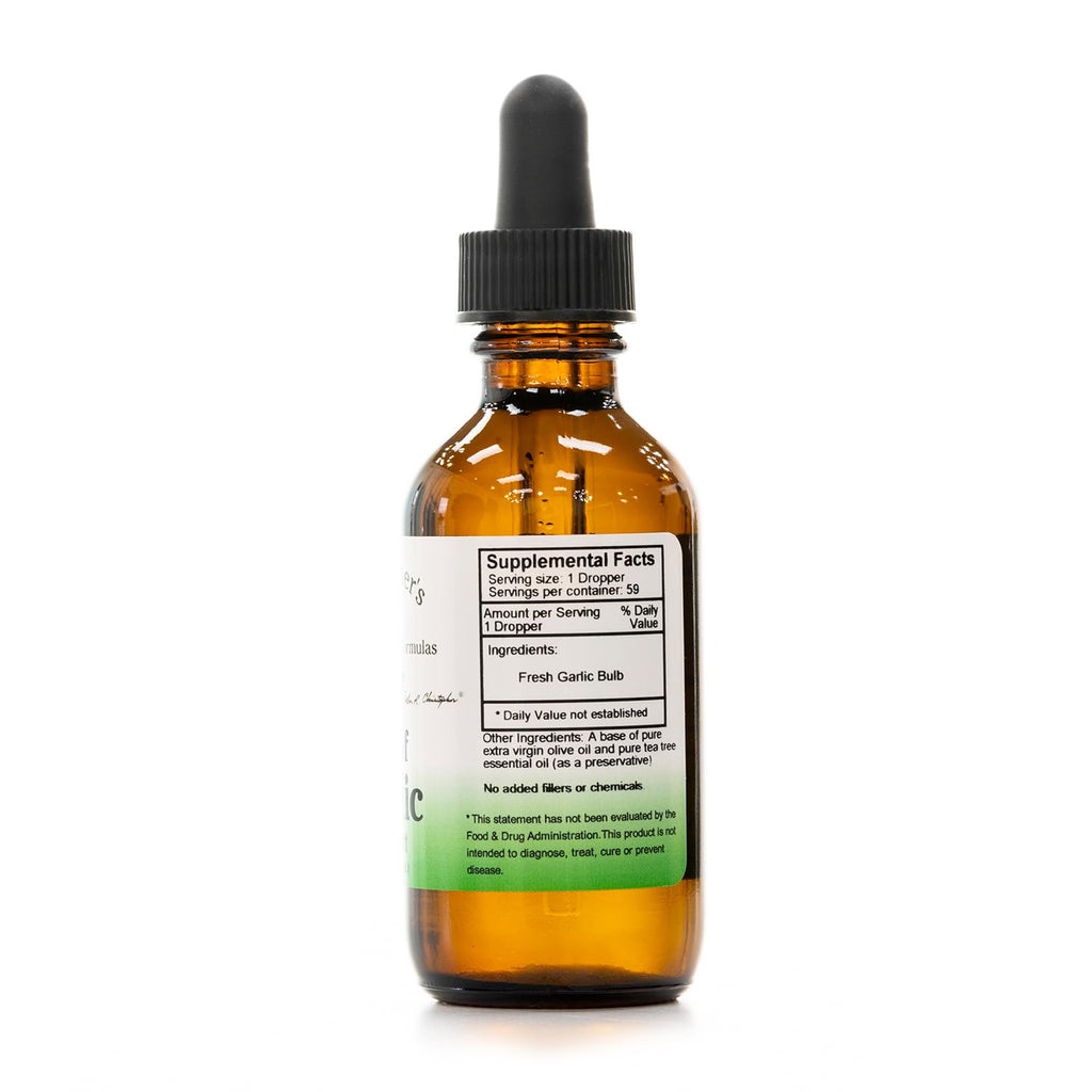 Garlic Oil Extract 2 oz Herbal Supplement A57836