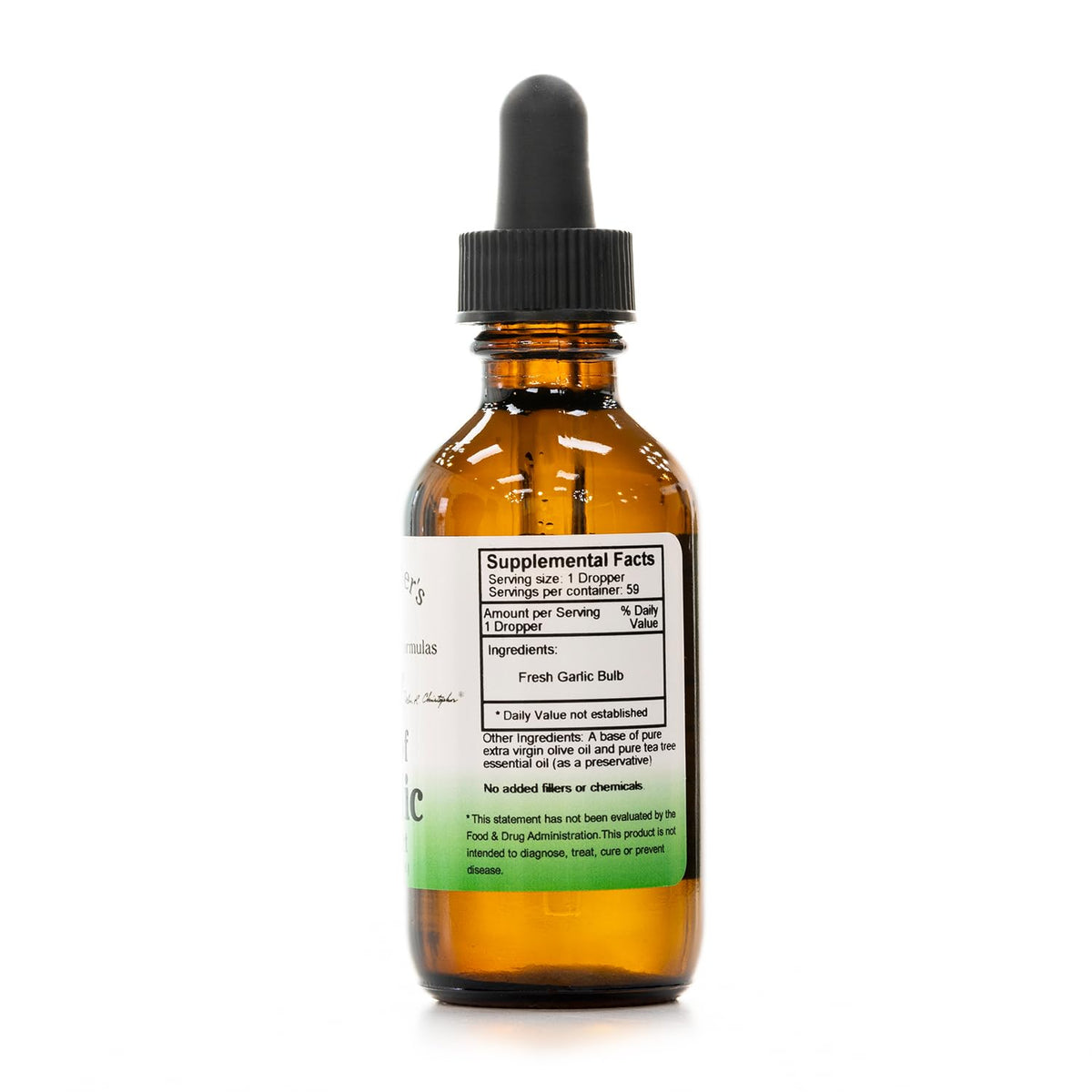 Garlic Oil Extract 2 oz Herbal Supplement A57836