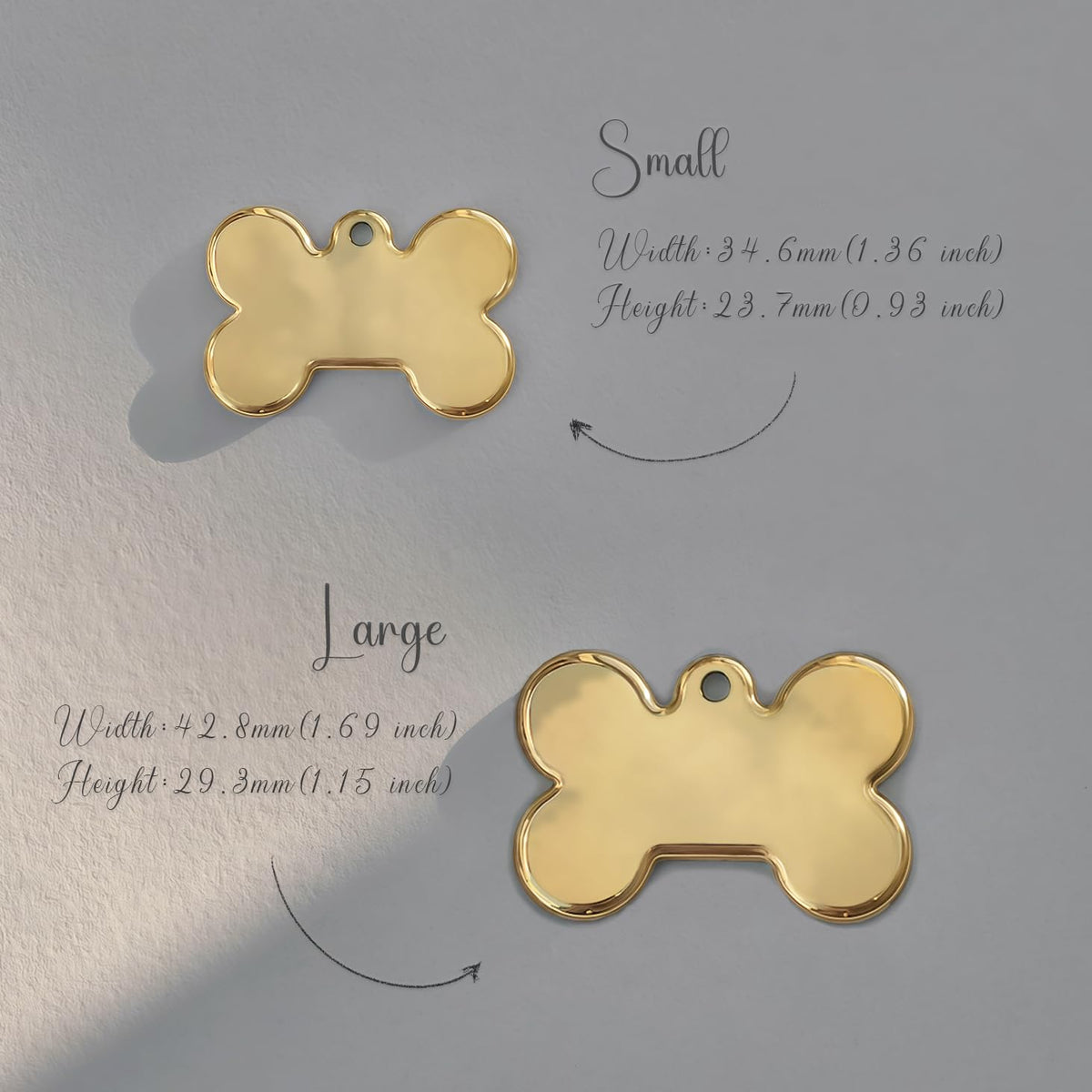 Stainless Steel Deep Engraving Dog Tags C413306
