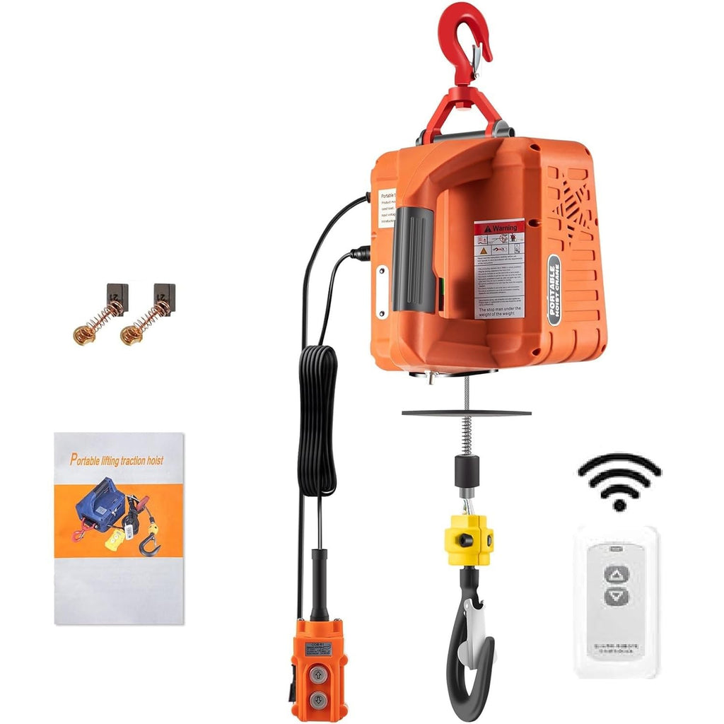 1500W Portable Electric Hoist Winch M943623
