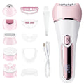 6 in 1 IPX7 Waterproof Rechargeable Epilator J747412