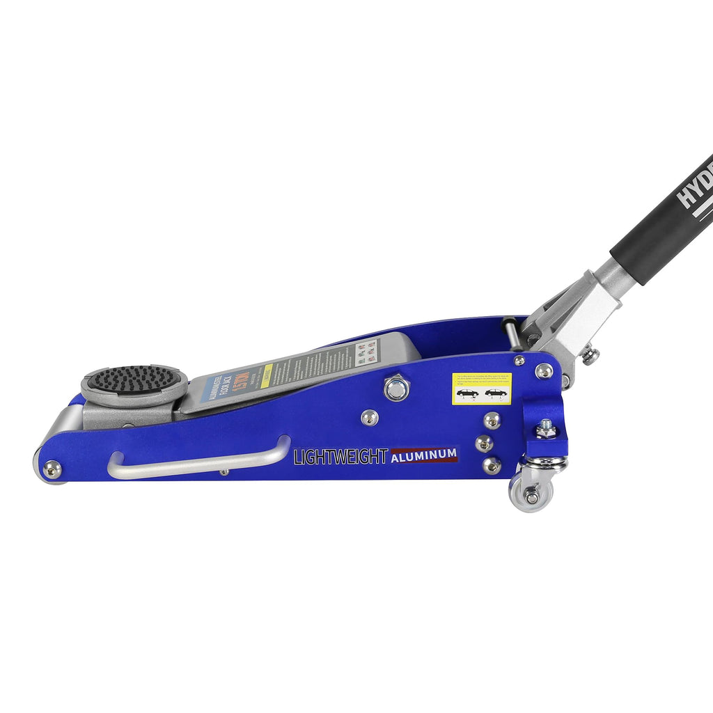 Heavy Duty Hydraulic Low Profile Aluminum Steel Floor Jack 1.5 Ton Blue L15395