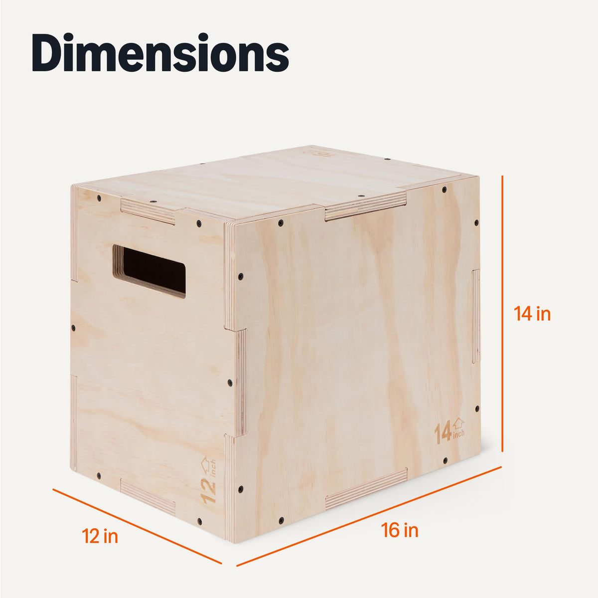 3-in-1 Wooden Plyo Box R25260