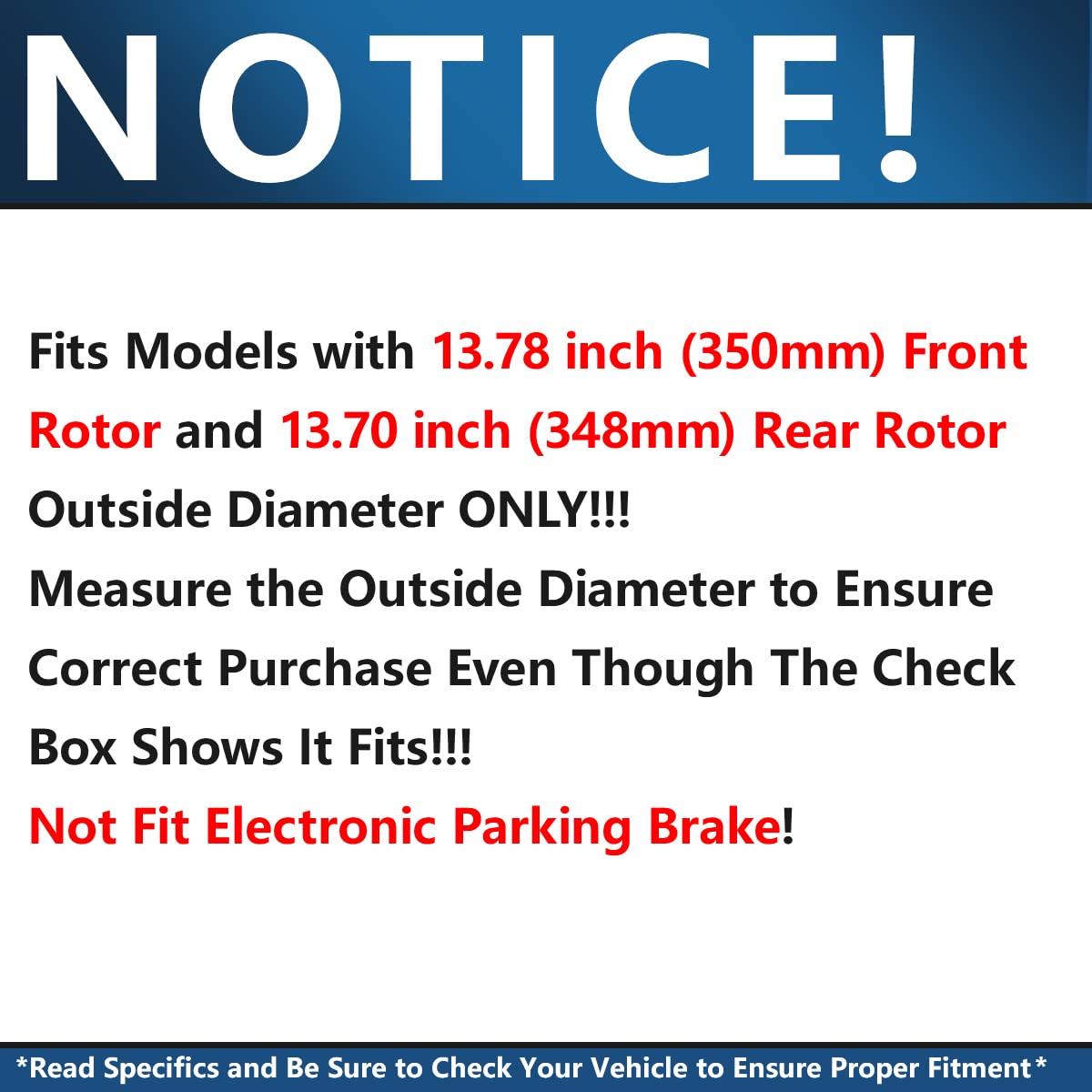 Front and Rear Brake Kit S104