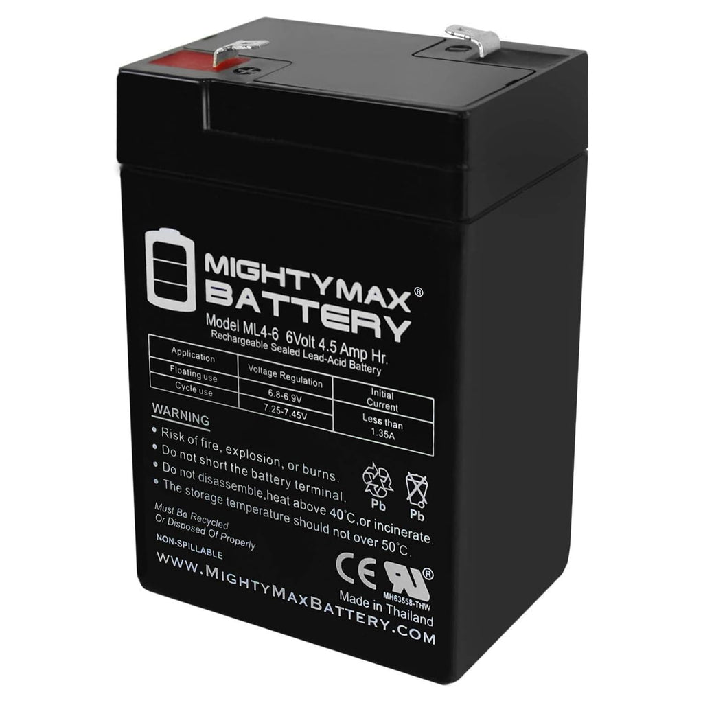 6V 4.5AH SLA Replacement Battery K926