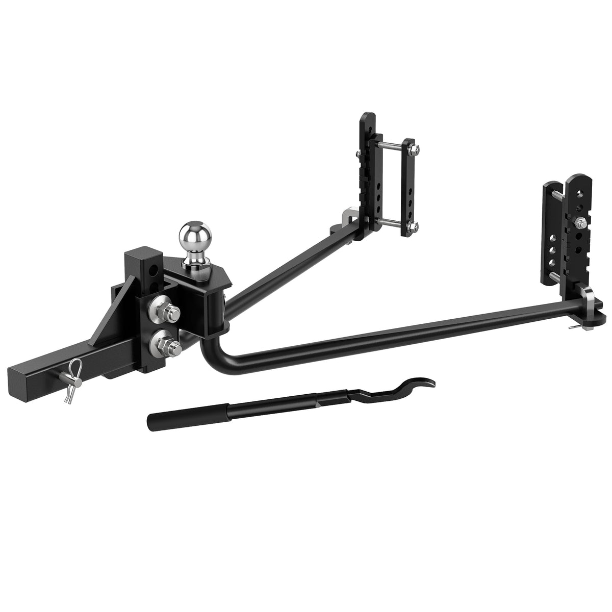 Weight Distribution Hitch with Sway Control, 10000 lbs Towing, 2-Inch Shank G5646