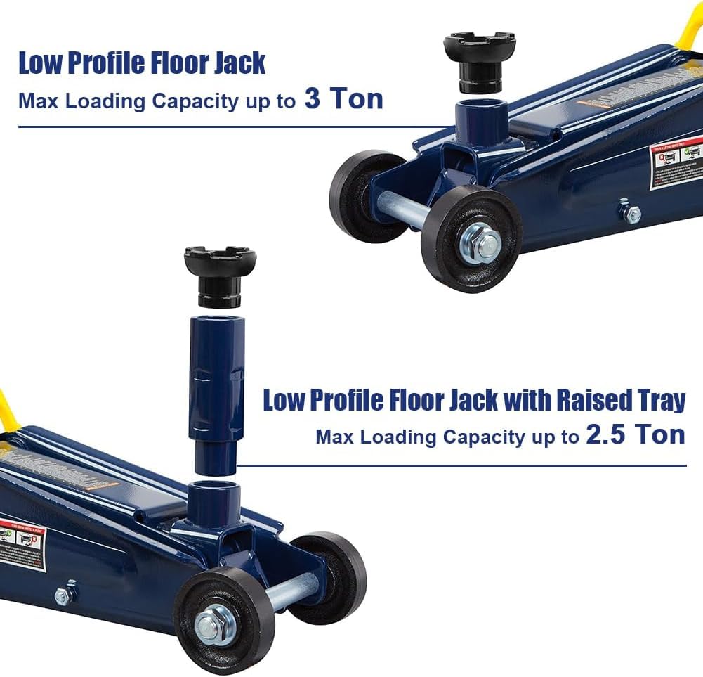 3 Ton Low Profile Steel Hydraulic Floor Jack P7483