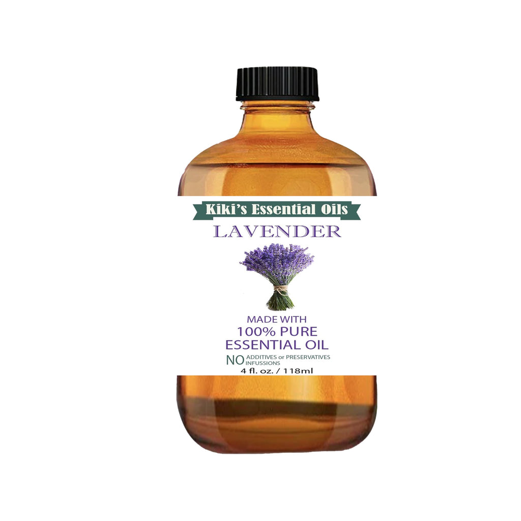 Lavender Essential Oil with Glass Dropper 4 Fl Oz P355