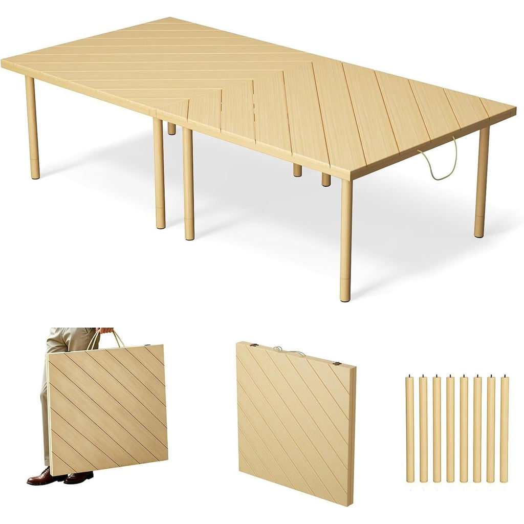 Wood Low Folding Picnic Table Y396
