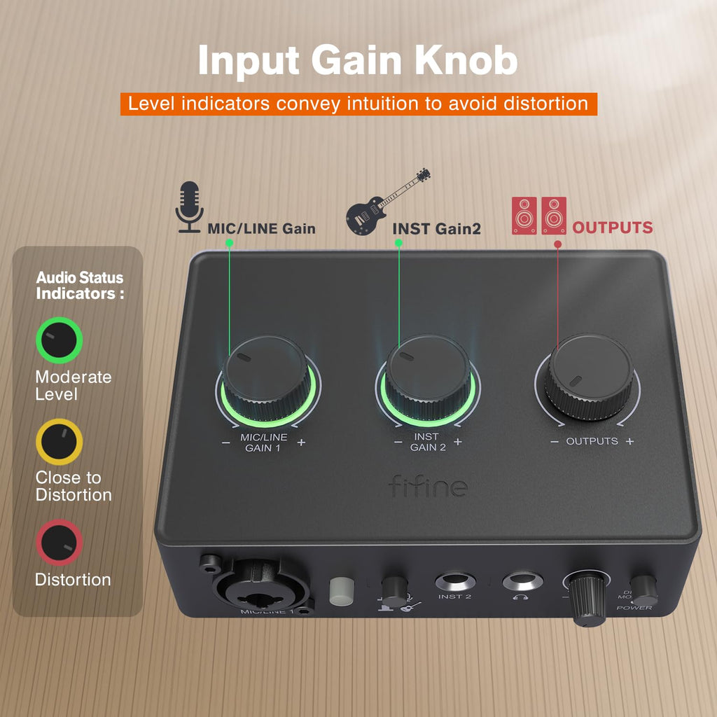 PC Audio Mixer with XLR, Monitor, 48V Phantom Power U6778