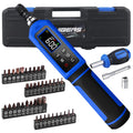 46 Pcs Digital Torque Screwdriver Set 1/4" Adjustable J7630