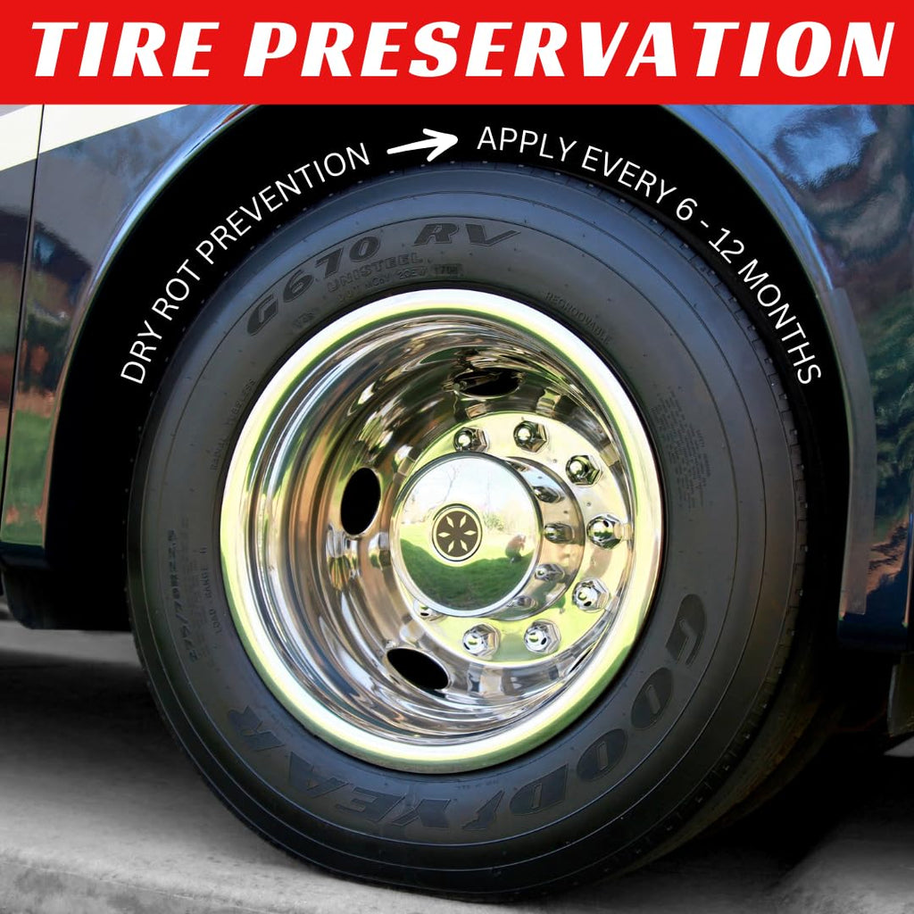 Polymer-Ceramic Hybrid Restorer & Protectant for Tires & Trim 16oz Q7921