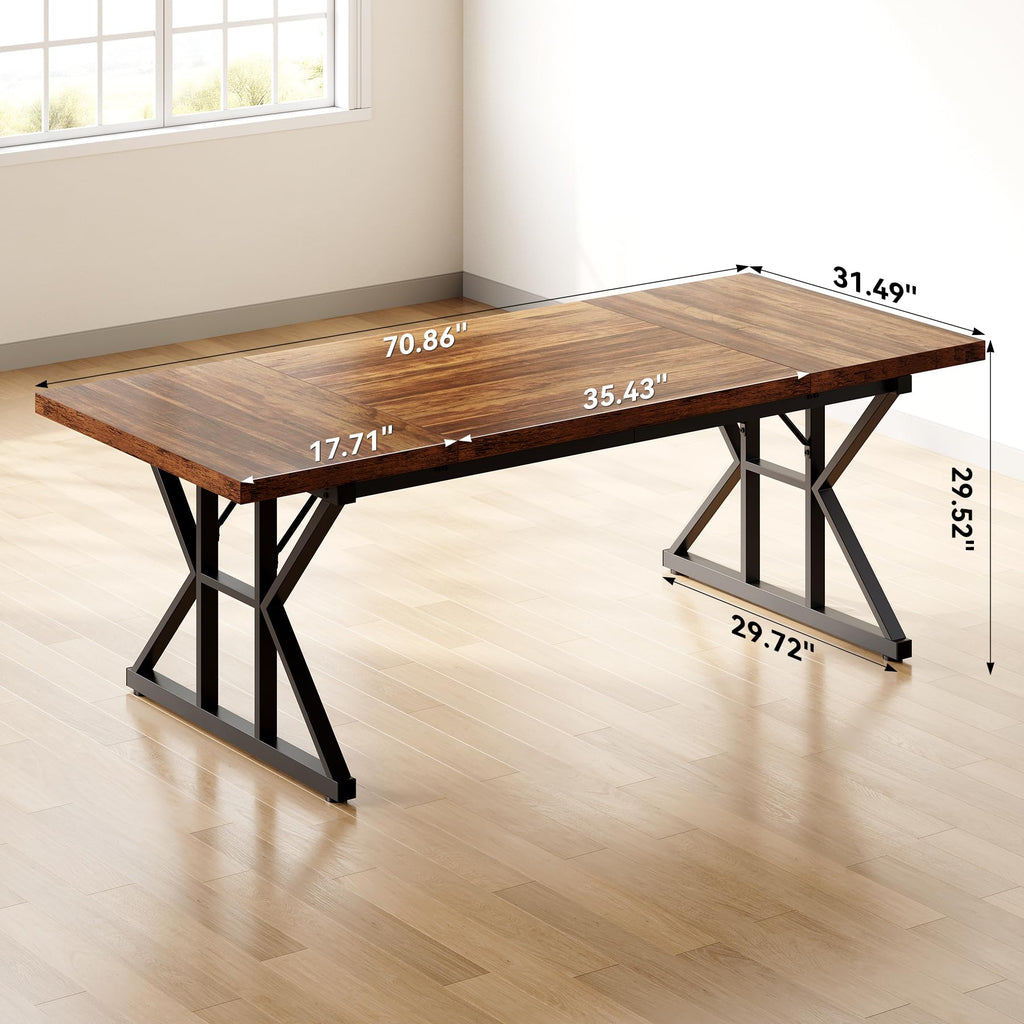70.8-Inch Wooden Office Desk G7696