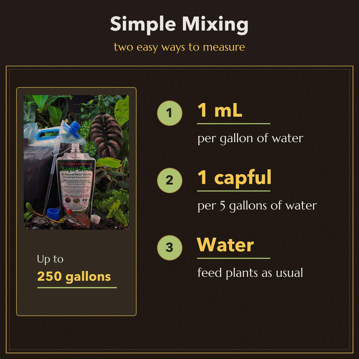 Organic Liquid Indoor Plant Fertilizer F1601