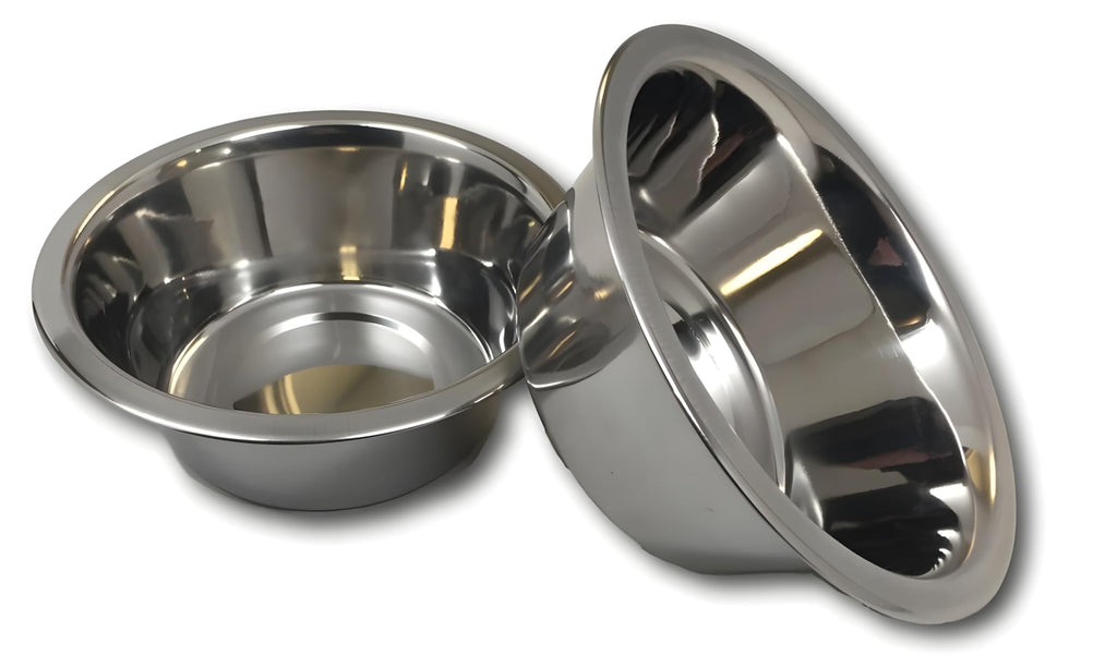 4 Pack Stainless Steel Cat & Dog Bowls, 8 oz Each P697