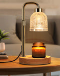 Candle Warmer Lamp with Timer, Gold I511182
