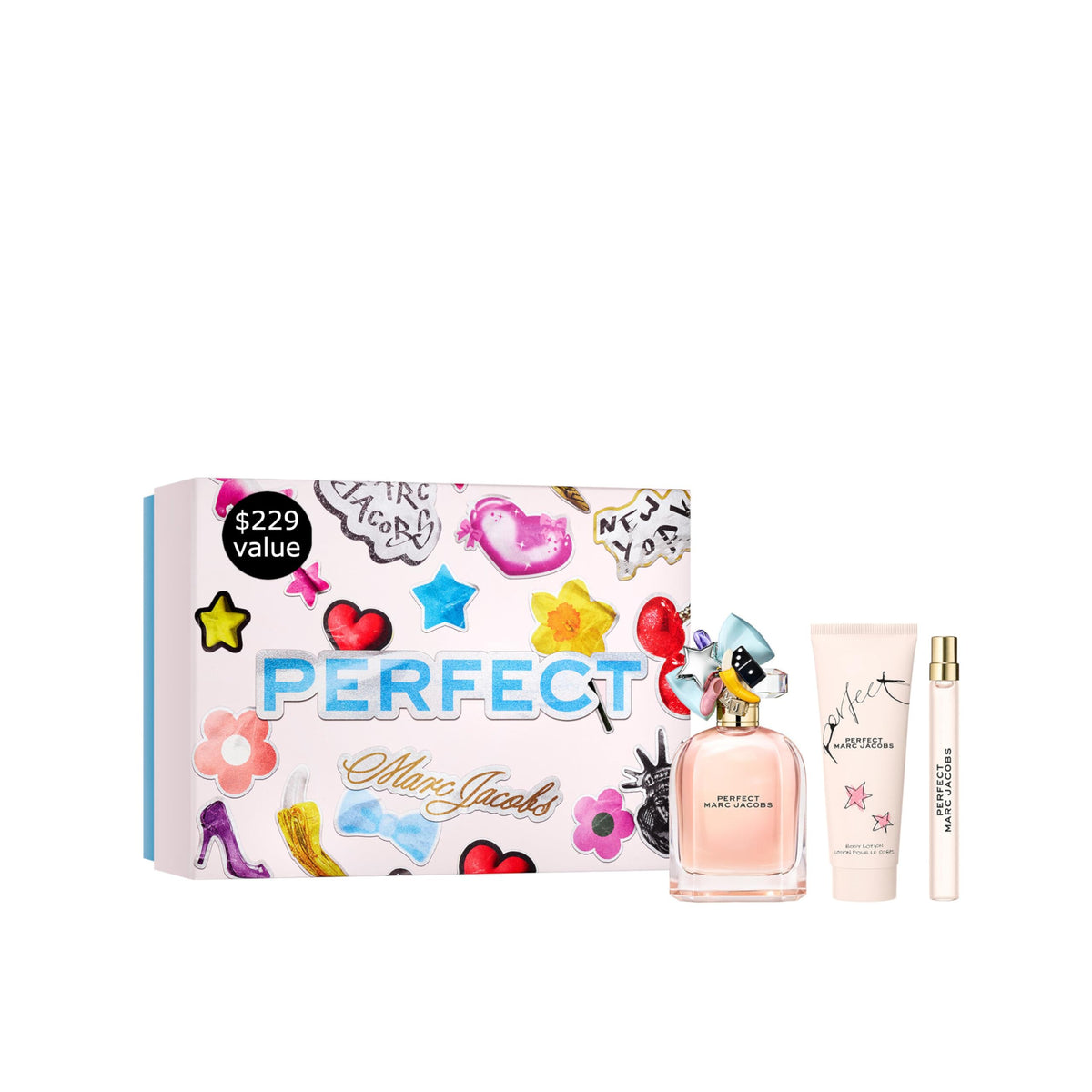 Eau de Parfum 3-Piece Gift Set, 3.3 oz, Body Lotion 2.5 oz, Travel Spray 0.33 oz Floral Perfume Z353640
