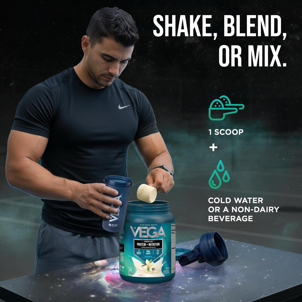 Plant Based Vegan Protein Powder Vanilla 2.3lbs K2231