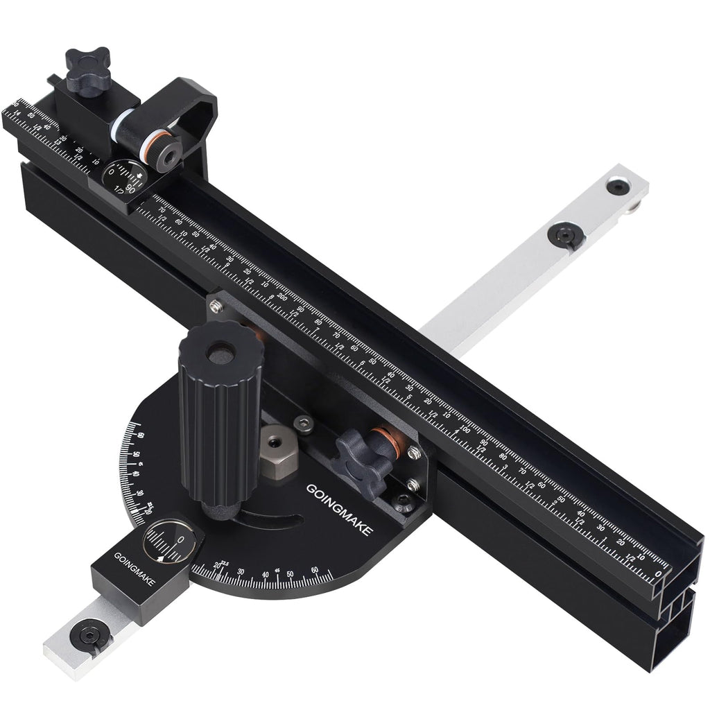 Compact Table Saw Miter Gauge with 14 Inch Fence U499