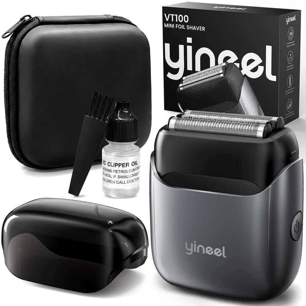 Portable Mini Electric Foil Shaver with Case I105