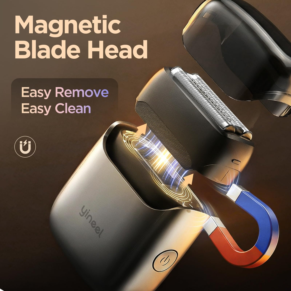 Portable Mini Electric Foil Shaver with Case I105