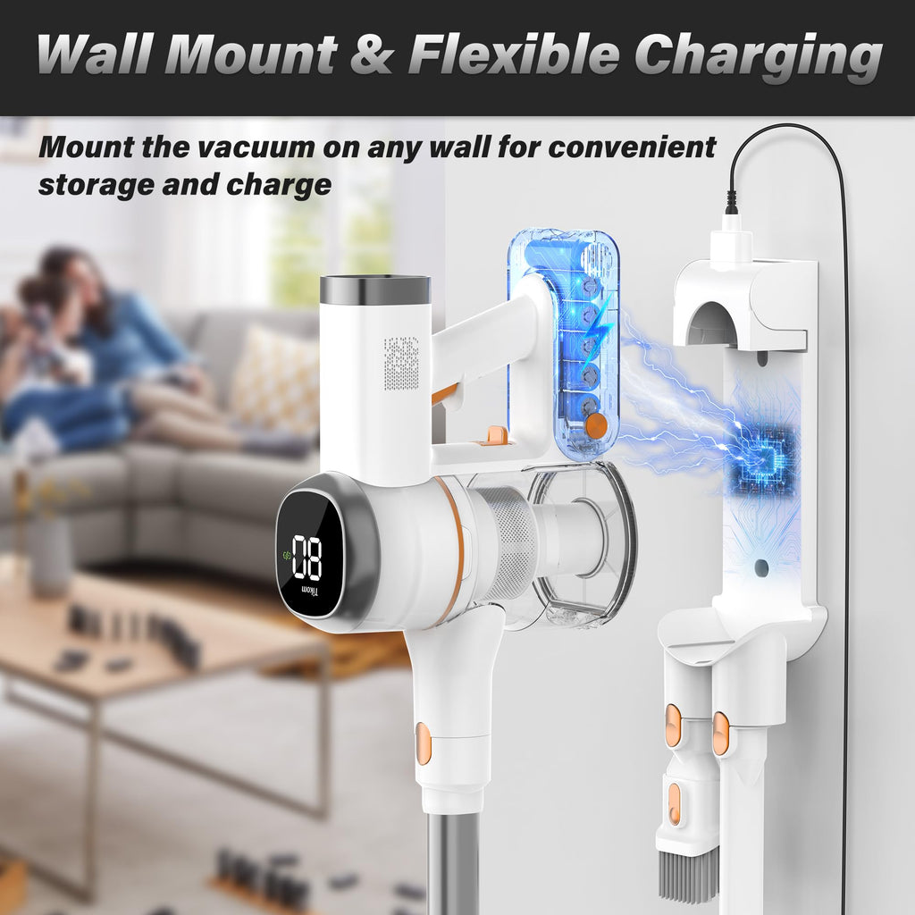 Cordless Stick Vacuum Cleaner 40000Pa Lightweight Handheld B657404