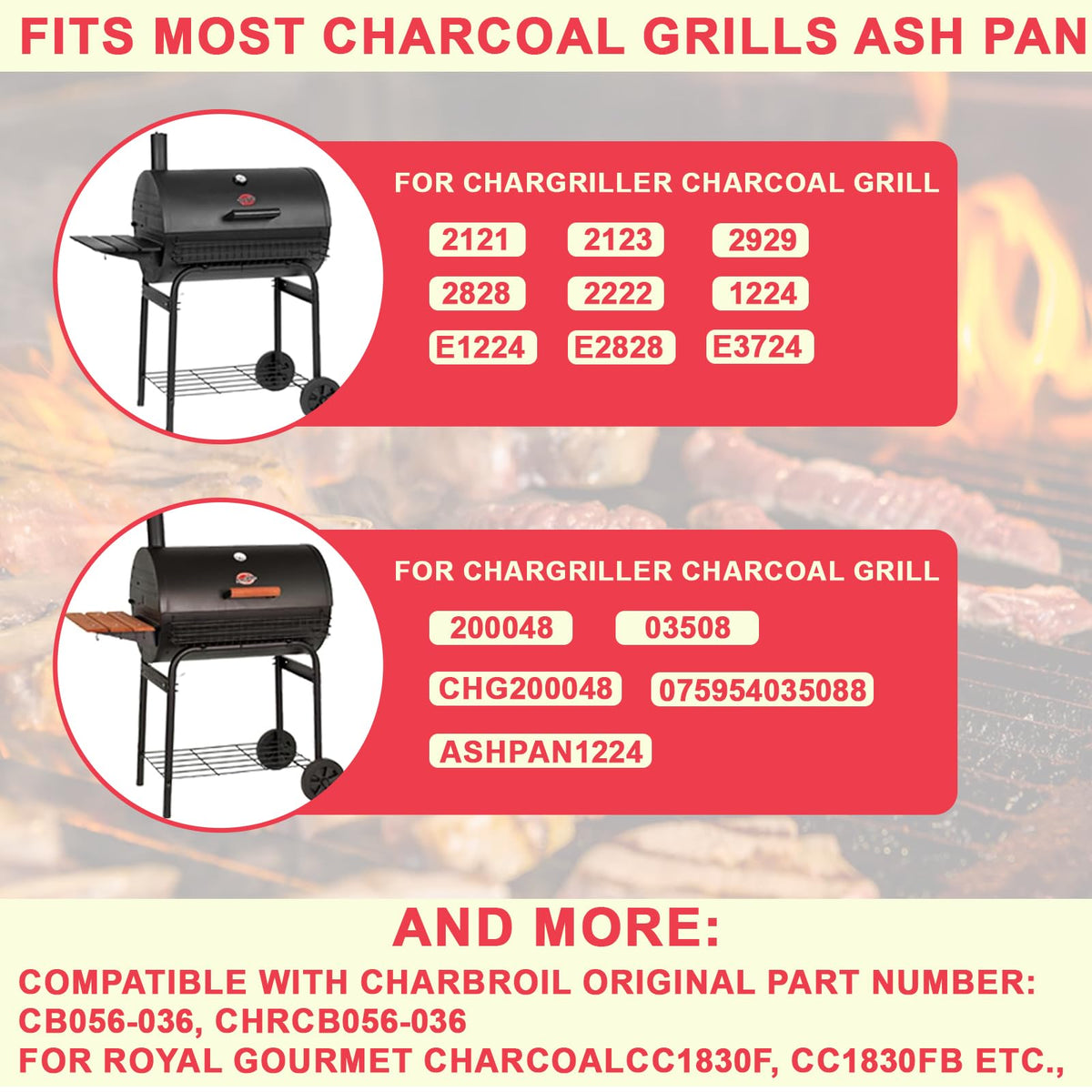 Adjustable Ash Pan for Grills Z93723