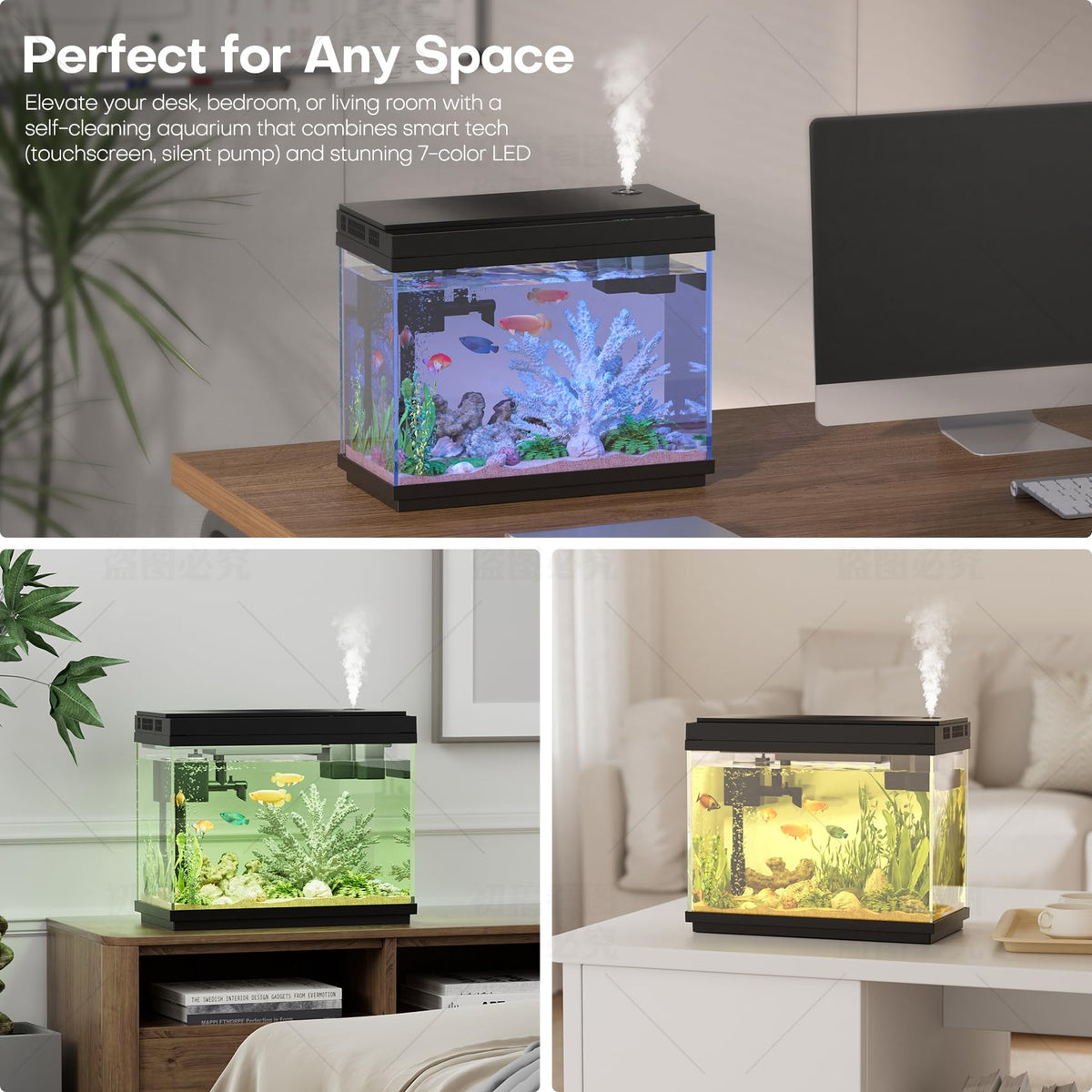 2.5 Gal Self-Cleaning Aquarium Starter Kit G3246