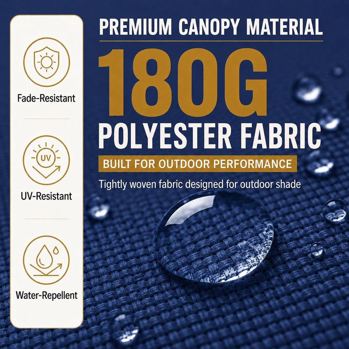 13FT Double-Sided Patio Umbrella with Base Navy Blue P515992