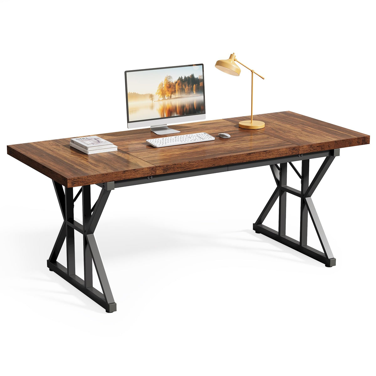70.8-Inch Wooden Office Desk G7696