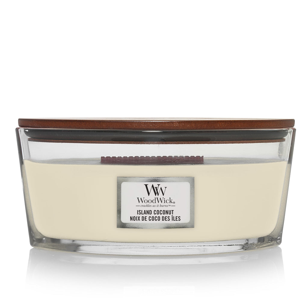 Island Coconut Scented Candle with Crackling Wick H434329