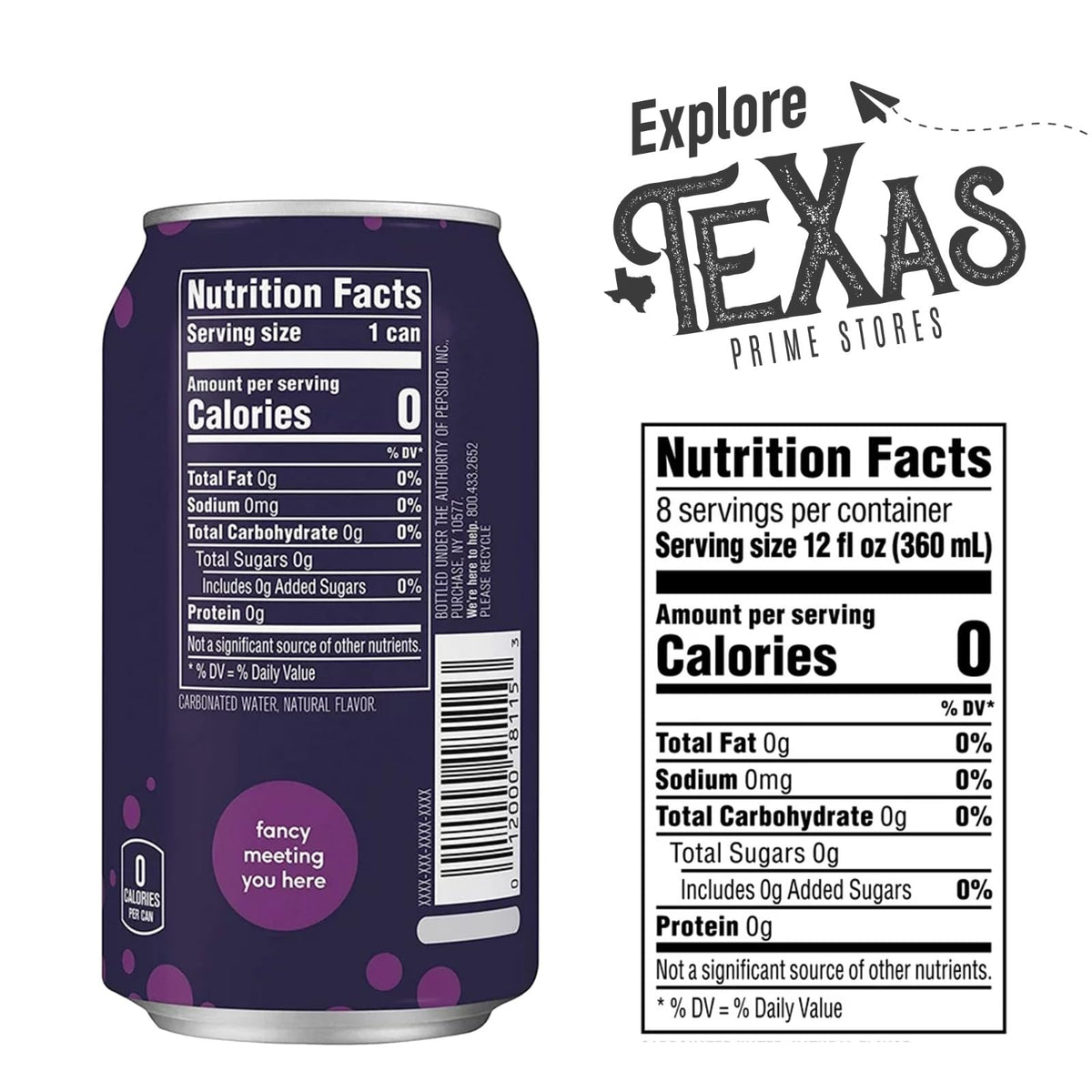 Blackberry Flavored Sparkling Water 20-Pack 12 fl oz Aluminum Can H52021