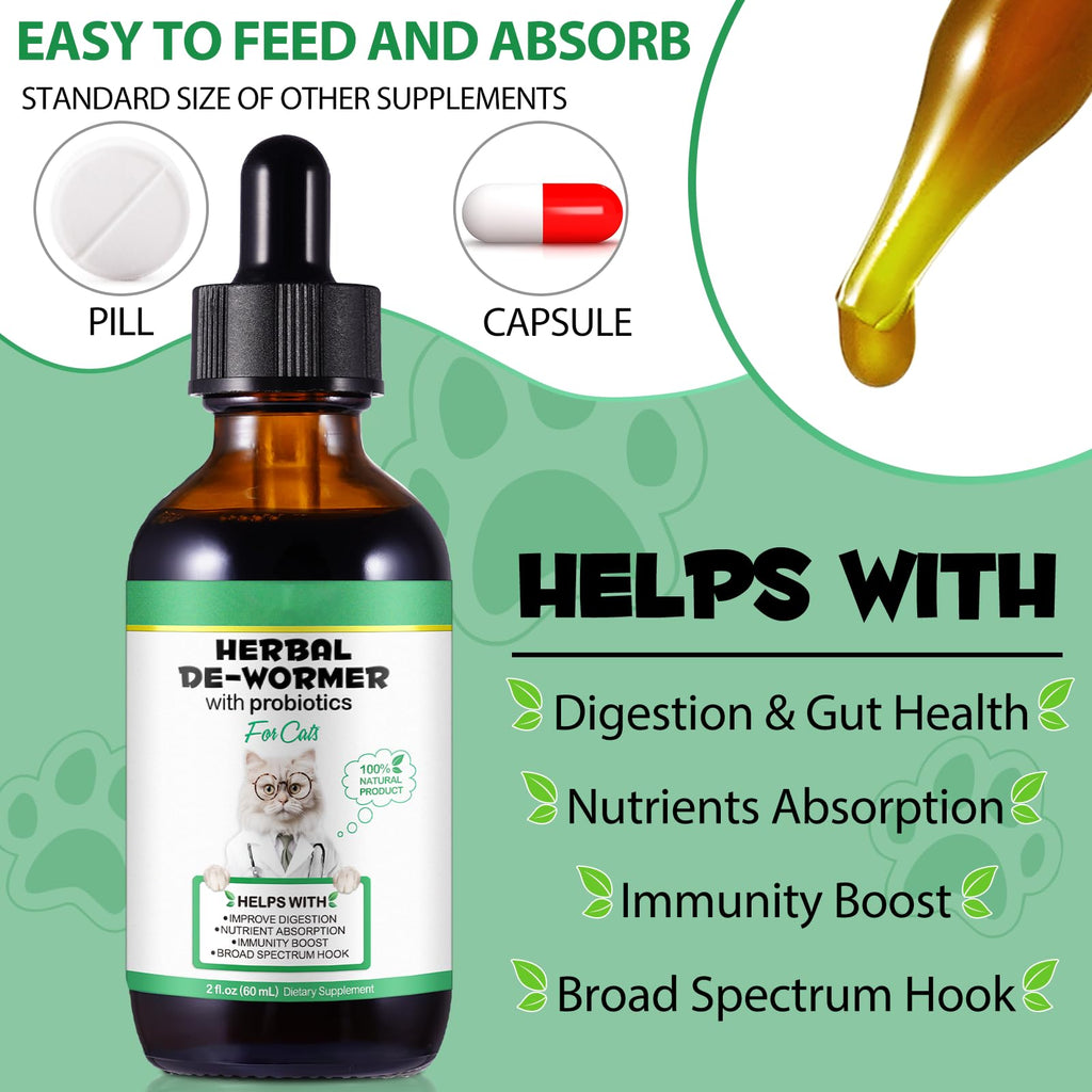 Cat Multivitamin Supplement Drops with Probiotic V9857